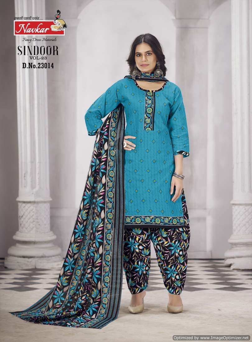 Sindoor Vol 23 By Navkar Pure Cotton Printed Readymade Dress Wholesale Shop In Surat